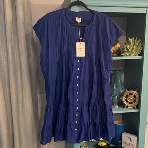 MAREA by Liz Joy Mackenzie Ultramarine Dress Xl NWT